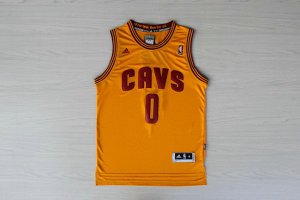 Maillot De Basket Cleveland Cavaliers Kevin Love 0 Tissus Sportif Fans Edition Jaune